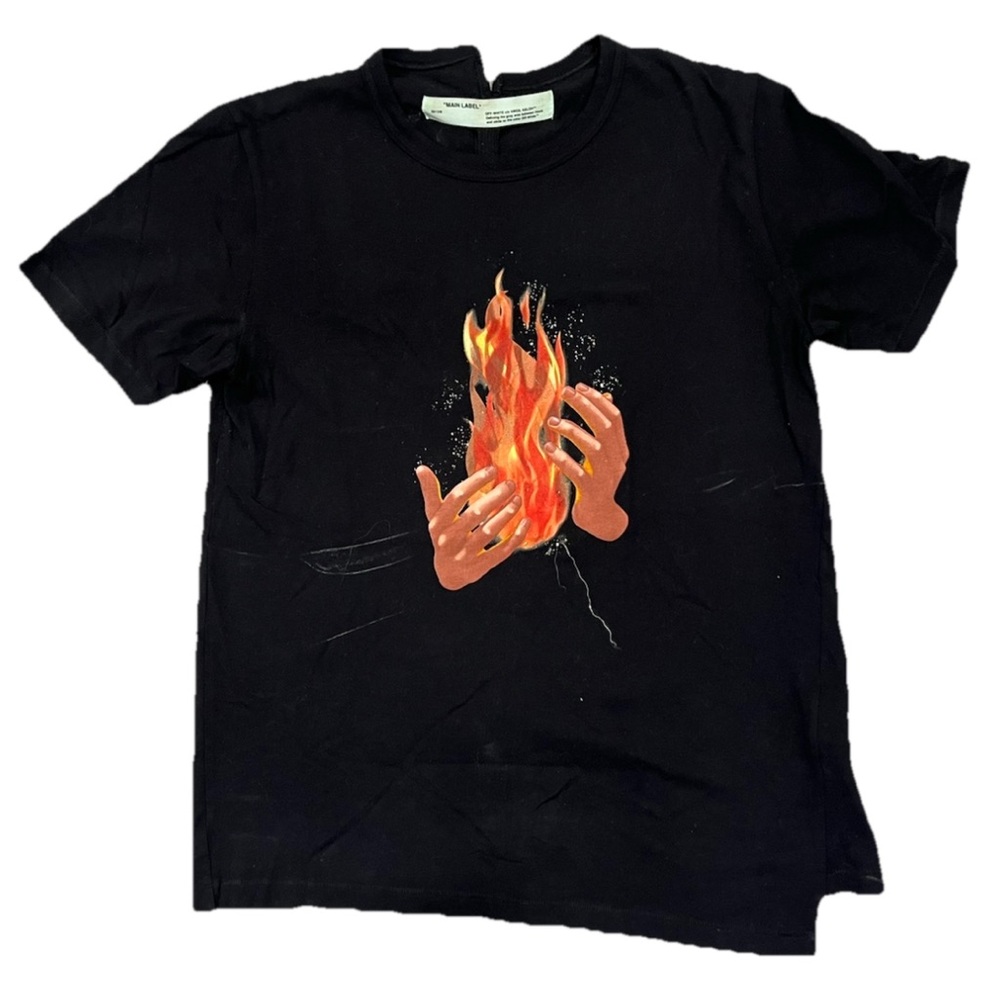 Off-White Virgil Abloh Men’s LIMITED Black Graphic T-Shirt